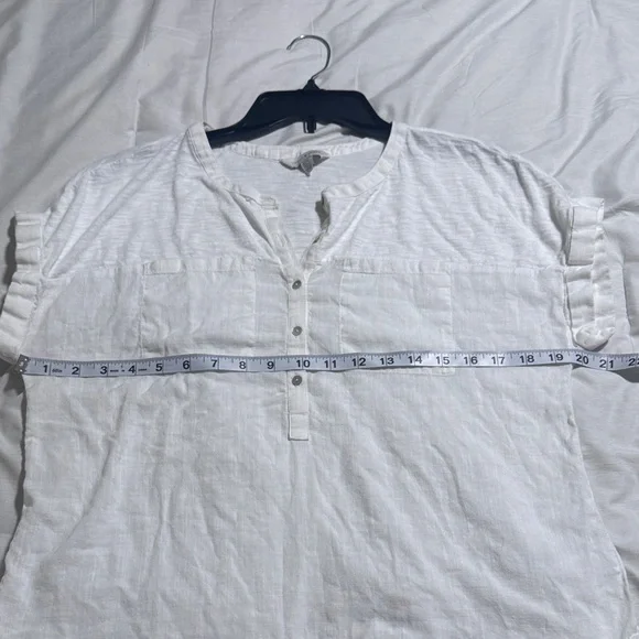 Lucky Brand White Blouse - Picture 3 of 5